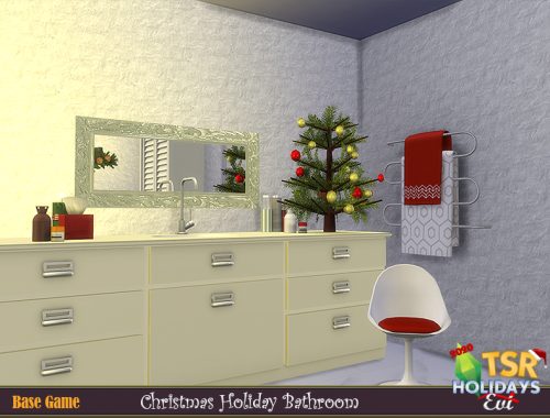 Holiday Wonderland _Christmas bathroom