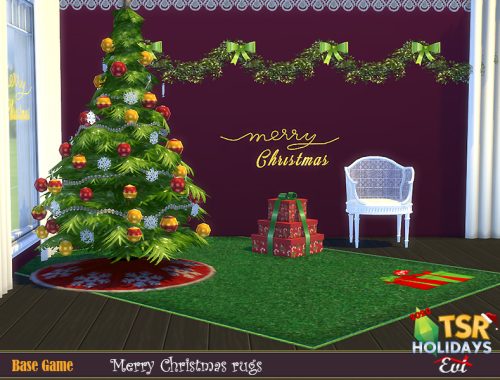 Holiday Wonderland _Christmas merry  rugs