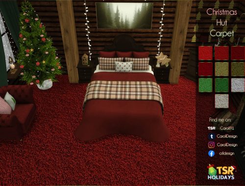 Holiday Wonderland Christmas Hut Floor Set