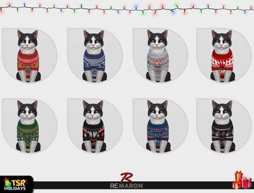 Holiday Wonderland – Christmas Sweater for Cats