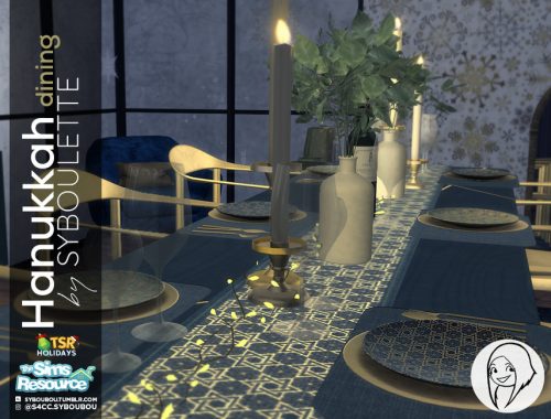Holiday Wonderland – Hanukkah Dining Set
