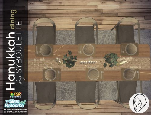 Holiday Wonderland – Hanukkah Dining Set