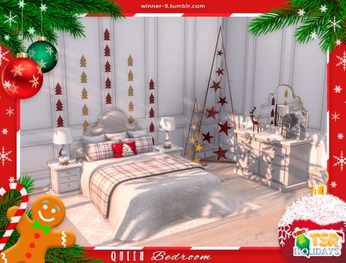 Holiday Wonderland – Queen Bedroom