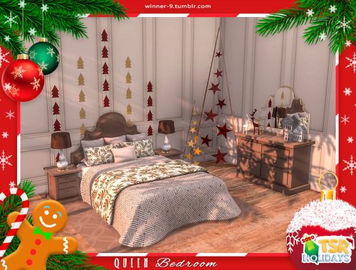 Holiday Wonderland – Queen Bedroom
