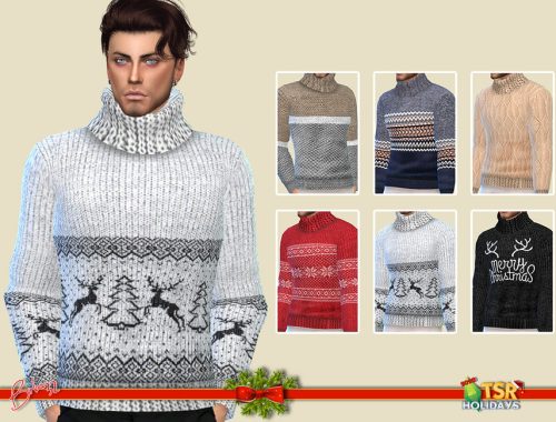 Holiday Wonderland – Sweater big collar