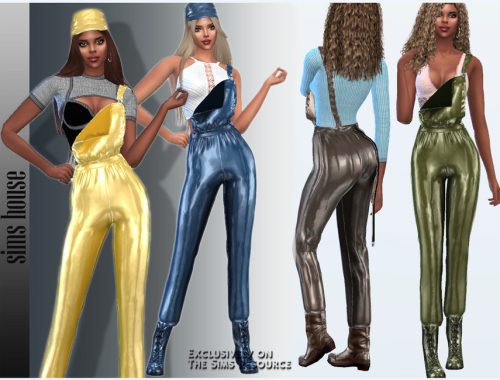 Holographic women's jumpsuit (BOTTOM)