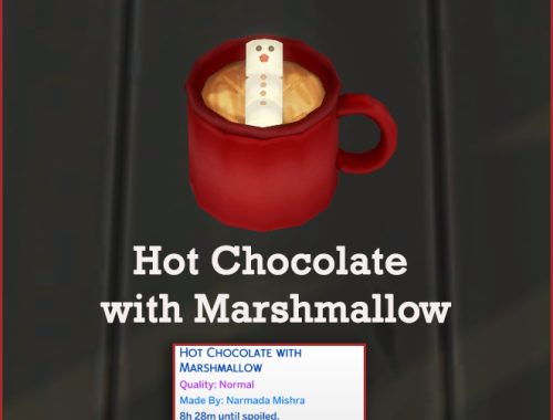 HOT CHOCOLATE WITH MARSHMALLOW at Icemunmun