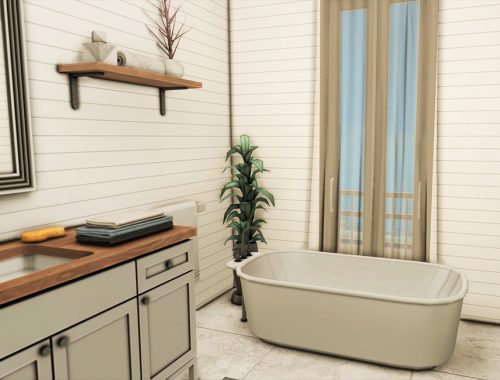 Hudson Bathroom (TSR only CC)