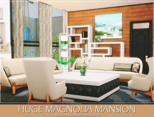 Huge Magnolia Mansion