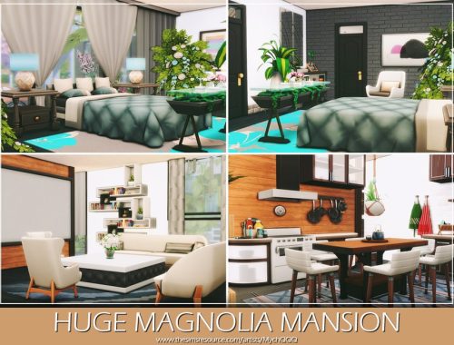 Huge Magnolia Mansion