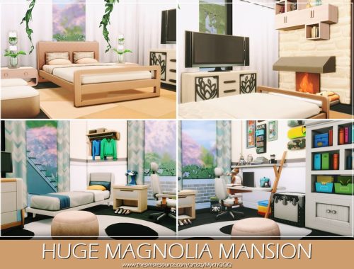Huge Magnolia Mansion