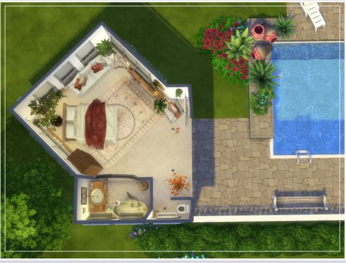Hugo's Poolhouse Bedroom En-Suite