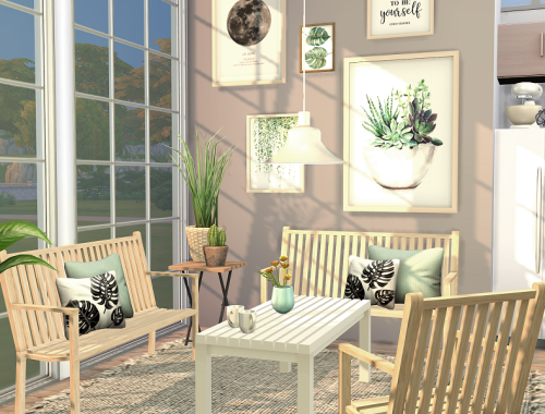IKEA inspired // Dining and Kitchen Room // CC needed