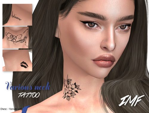 IMF Tattoo Neck Various