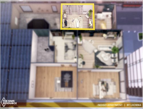 Indigo Apartment - Bedroom /TSR CC Only/