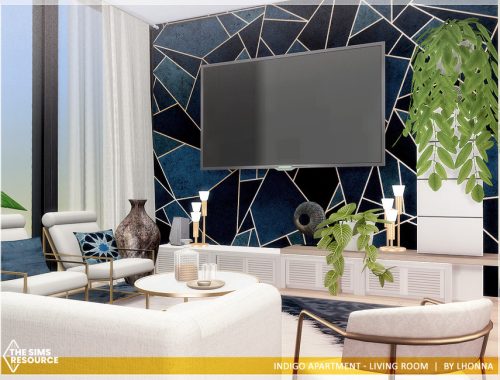 Indigo Apartment - Living Room /TSR CC Only/
