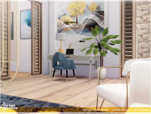 Indigo Apartment - Living Room /TSR CC Only/