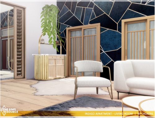 Indigo Apartment - Living Room /TSR CC Only/