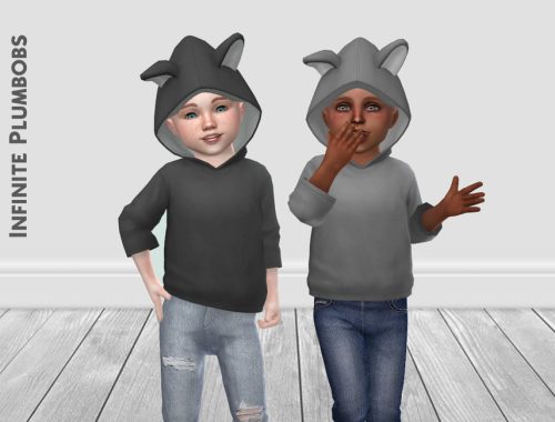 IP Toddler Animal Ear Hoodie - Toddler Stuff