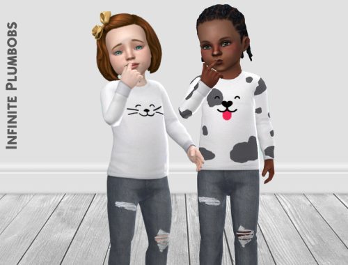 IP Toddler Animal Face Jumper