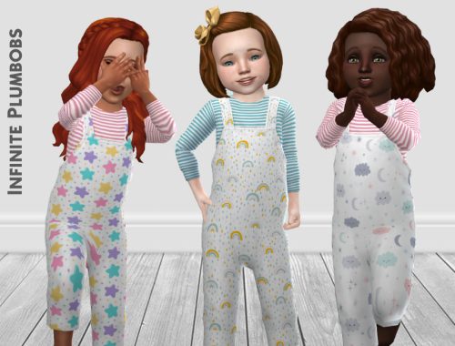 IP Toddler Cute Dungarees - TODDLER STUFF