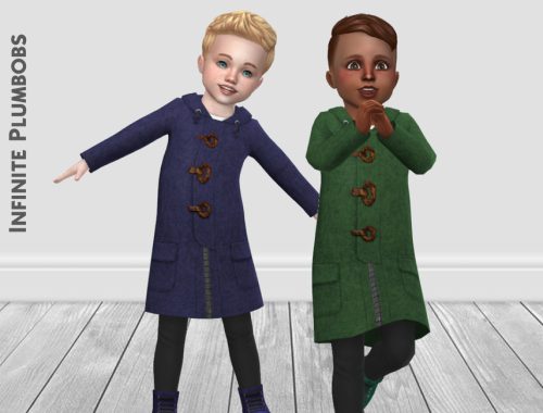 IP Toddler Felt Coat - SEASONS