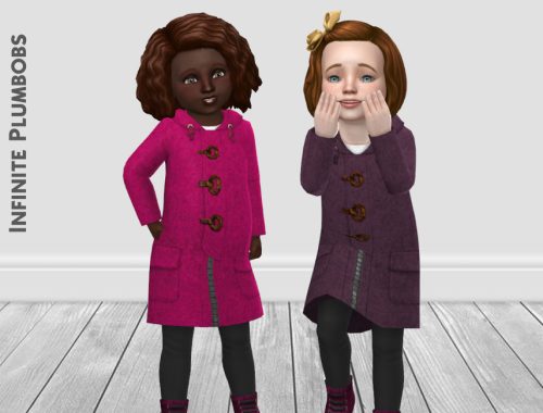 IP Toddler Felt Coat - SEASONS