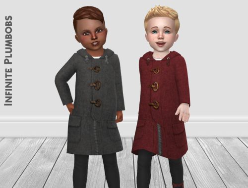 IP Toddler Felt Coat - SEASONS