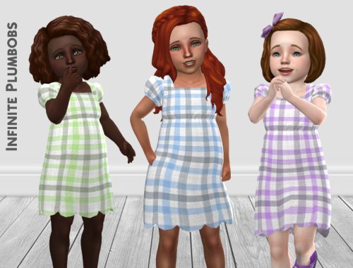 IP Toddler Gingham Dress