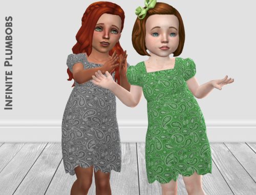IP Toddler Paisley Dress
