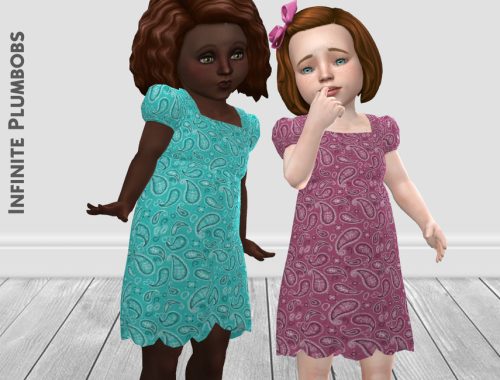IP Toddler Paisley Dress