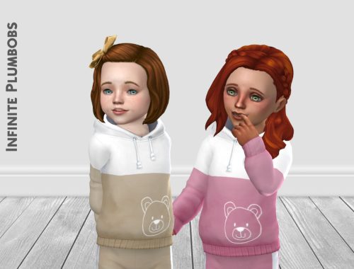 IP Toddler Teddy Bear Hoodie