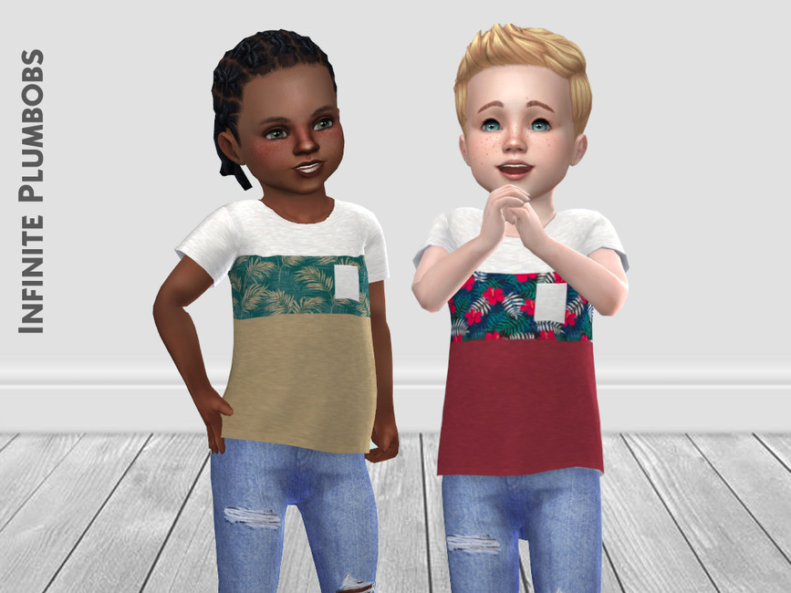 IP Toddler Tropical Block T-Shirt - Image 2
