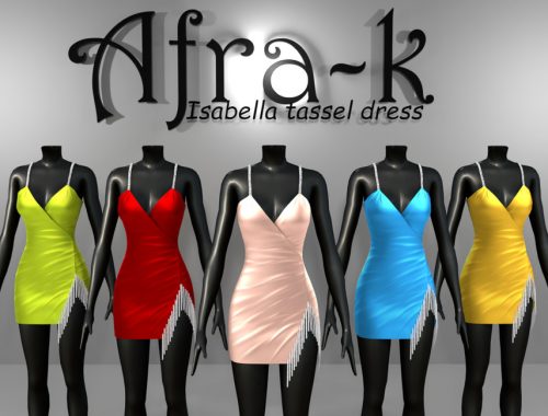 Isabella tassel dress