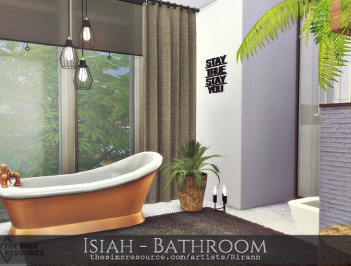 Isiah - Bathroom - TSR CC Only