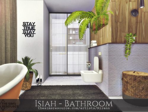 Isiah - Bathroom - TSR CC Only