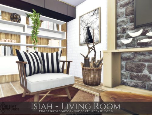 Isiah - Living Room - TSR CC Only