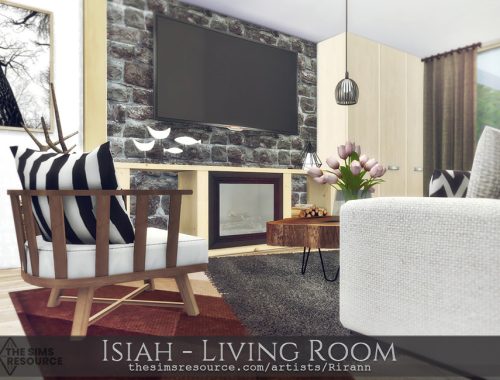 Isiah - Living Room - TSR CC Only