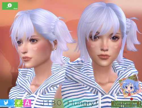 J180 Hungry hair at Newsea Sims 4