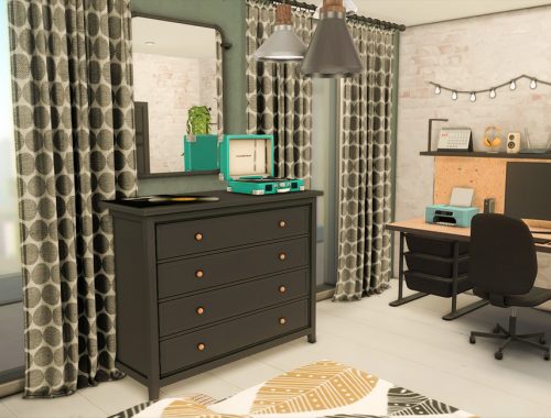 Jade Bedroom (TSR only CC)
