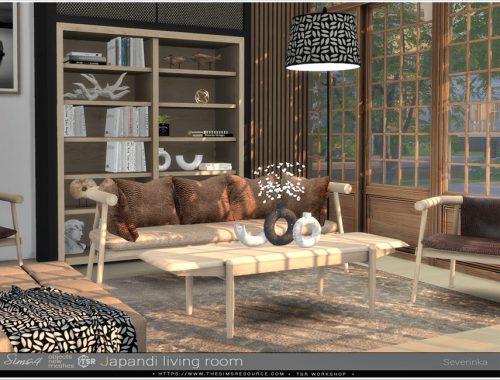 Japandi living room