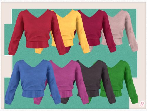 JavaSims- Balloon Sleeve Sweater