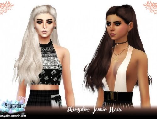 Jennie Hair Naturals + Unnaturals at Shimydim Sims