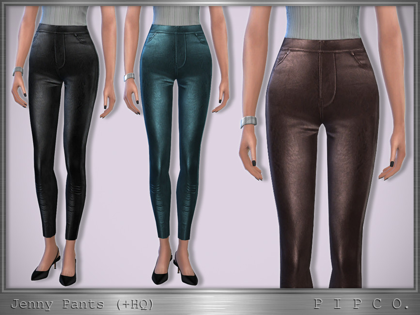 Jenny Leather Pants. - The Sims 4 Catalog