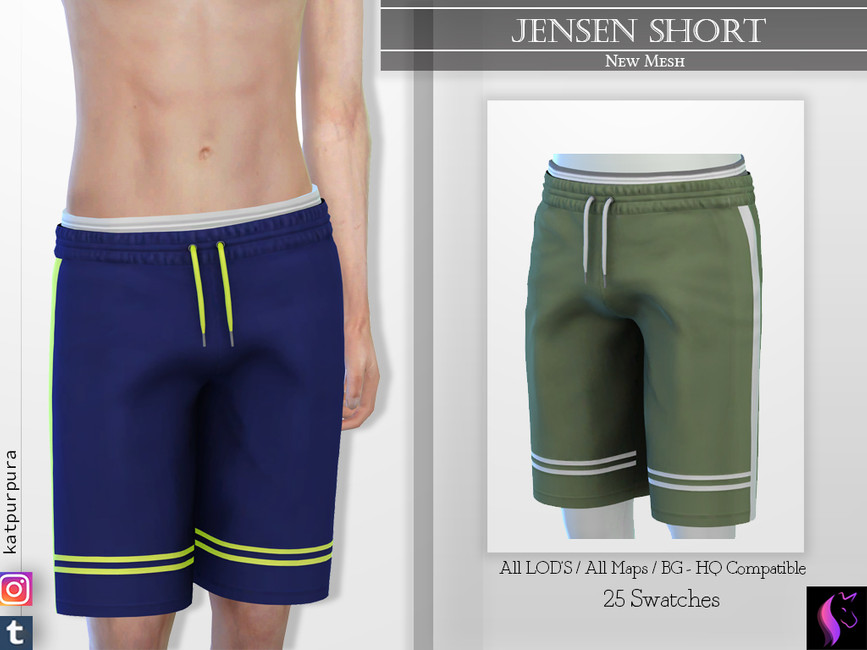 Jensen Short - The Sims 4 Catalog
