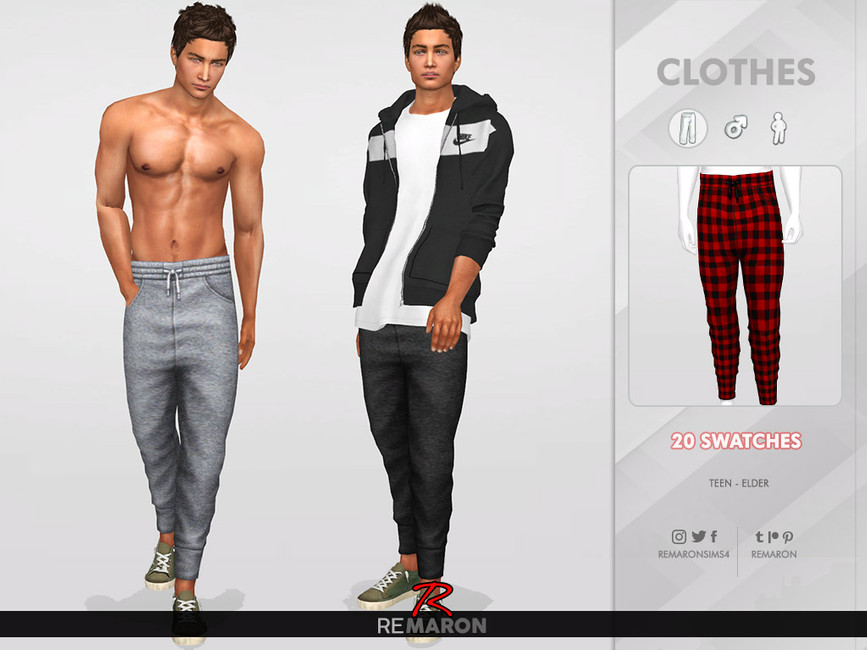 Jogging Pants for Men 01 - The Sims 4 Catalog