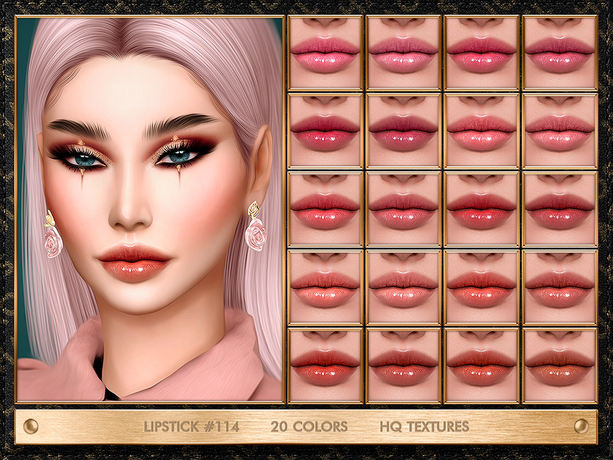 JUL_HAOS [COSMETICS] LIPSTICK #114 - The Sims 4 Catalog