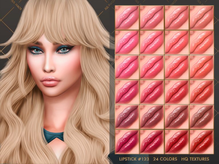 Julhaos Cosmetics Lipstick 123 The Sims 4 Catalog