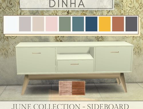 June Collection: Sideboard, Pillows & Frames