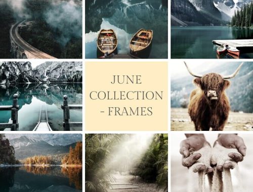 June Collection: Sideboard, Pillows & Frames